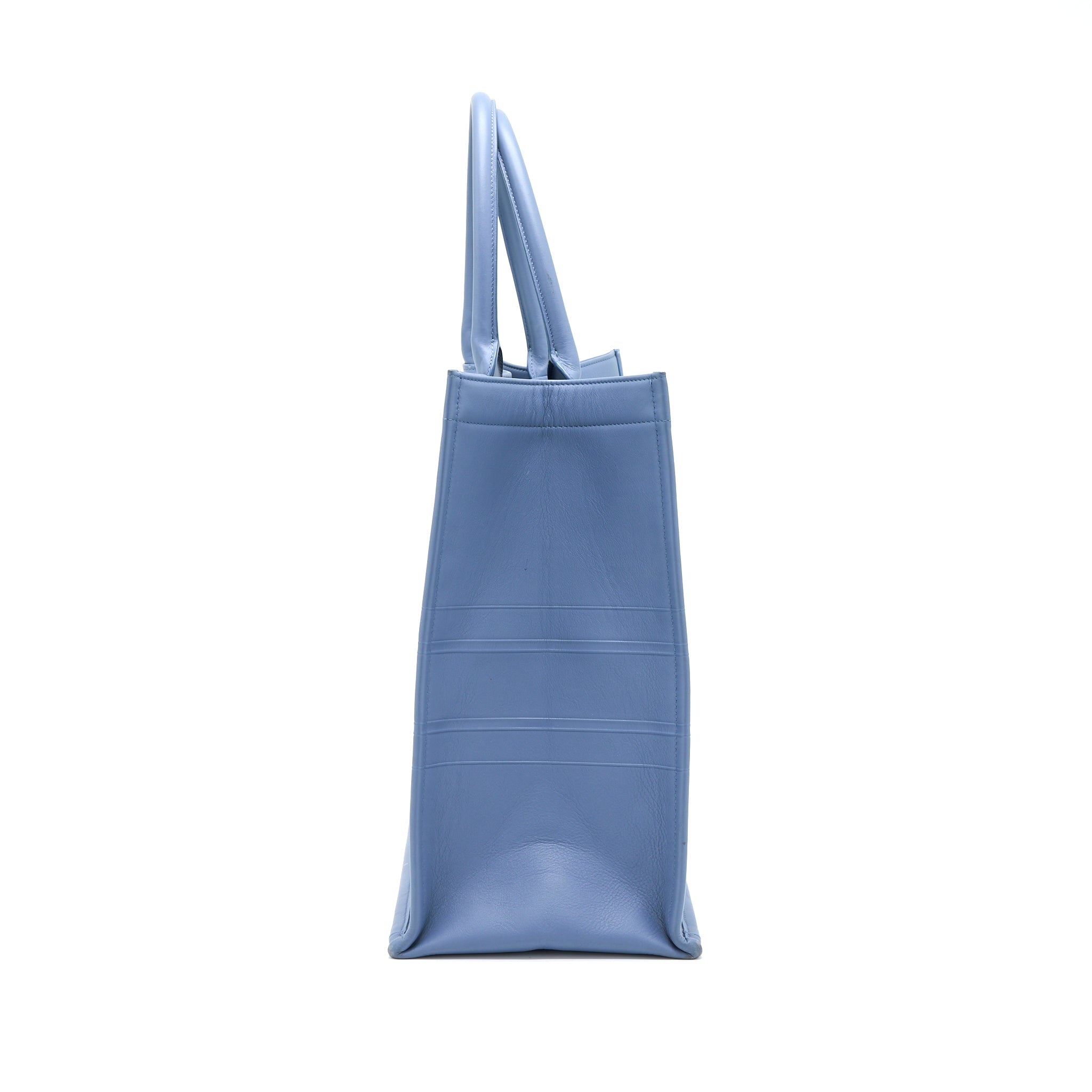 DIOR LARGE BOOK TOTE LIGHT BLUE