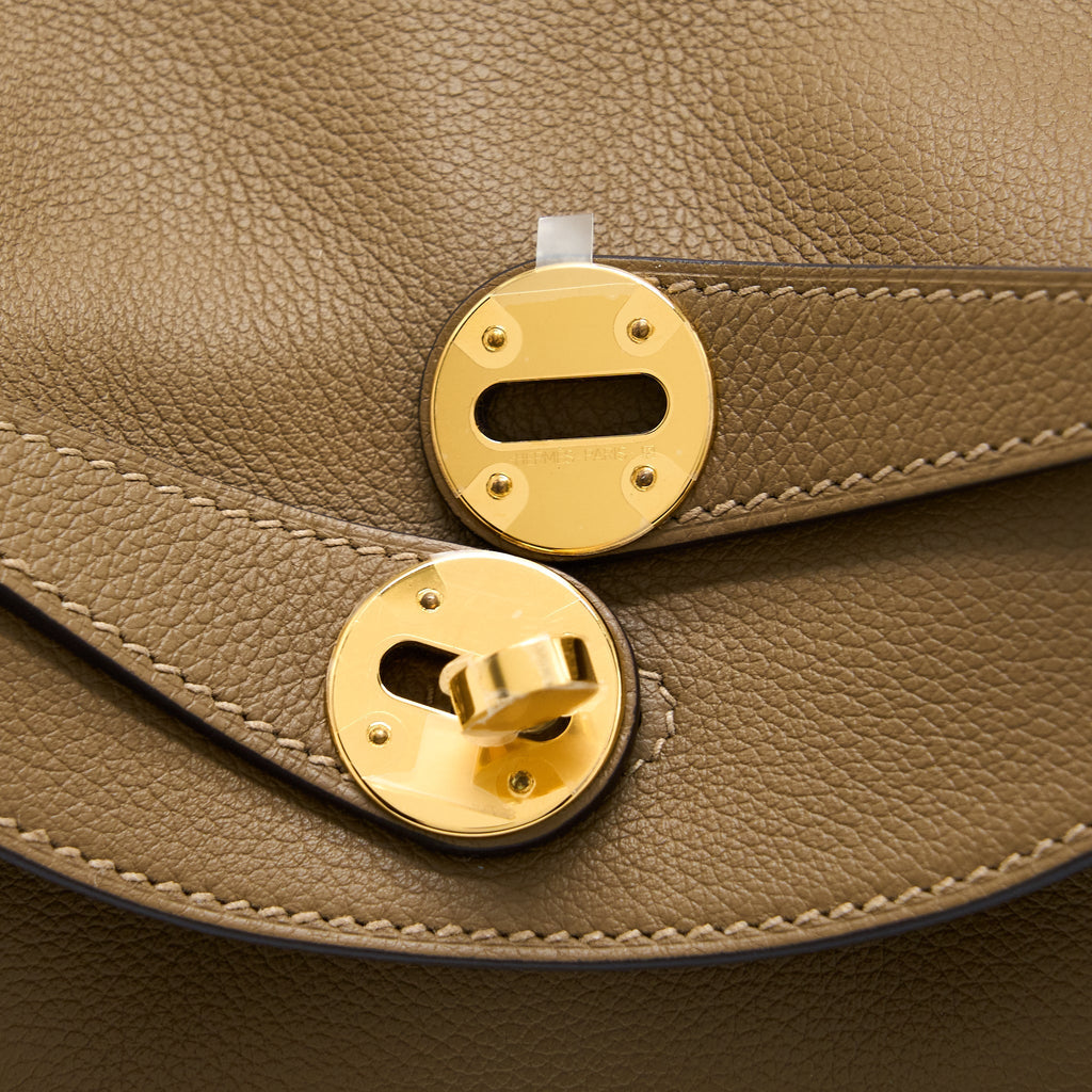 HERMES LINDY 26 EVERCOLOR BEIGE DE WEIMAR GHW
