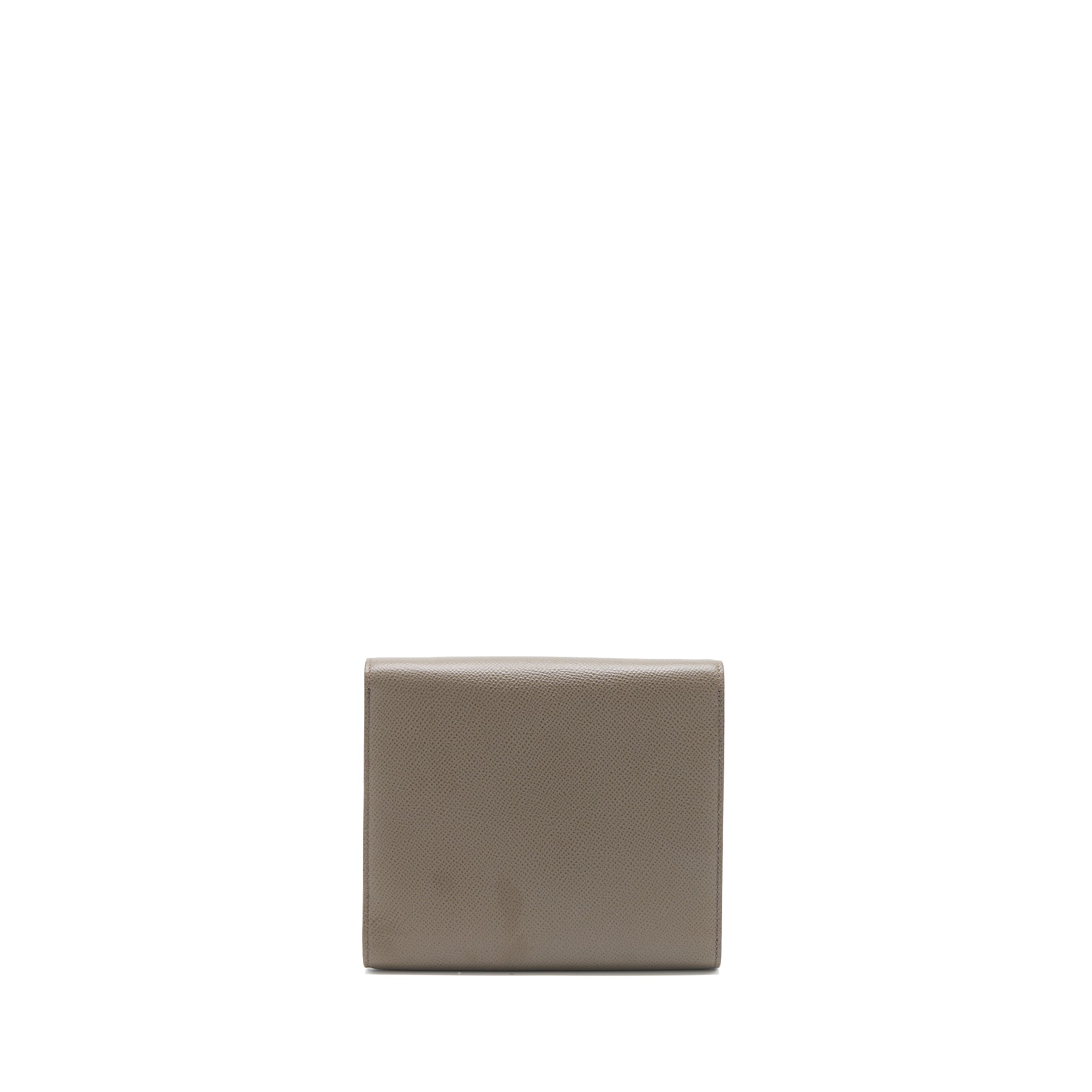 HERMES CLIC 16 WALLET EPSOM GRIS ETAIN RGHW