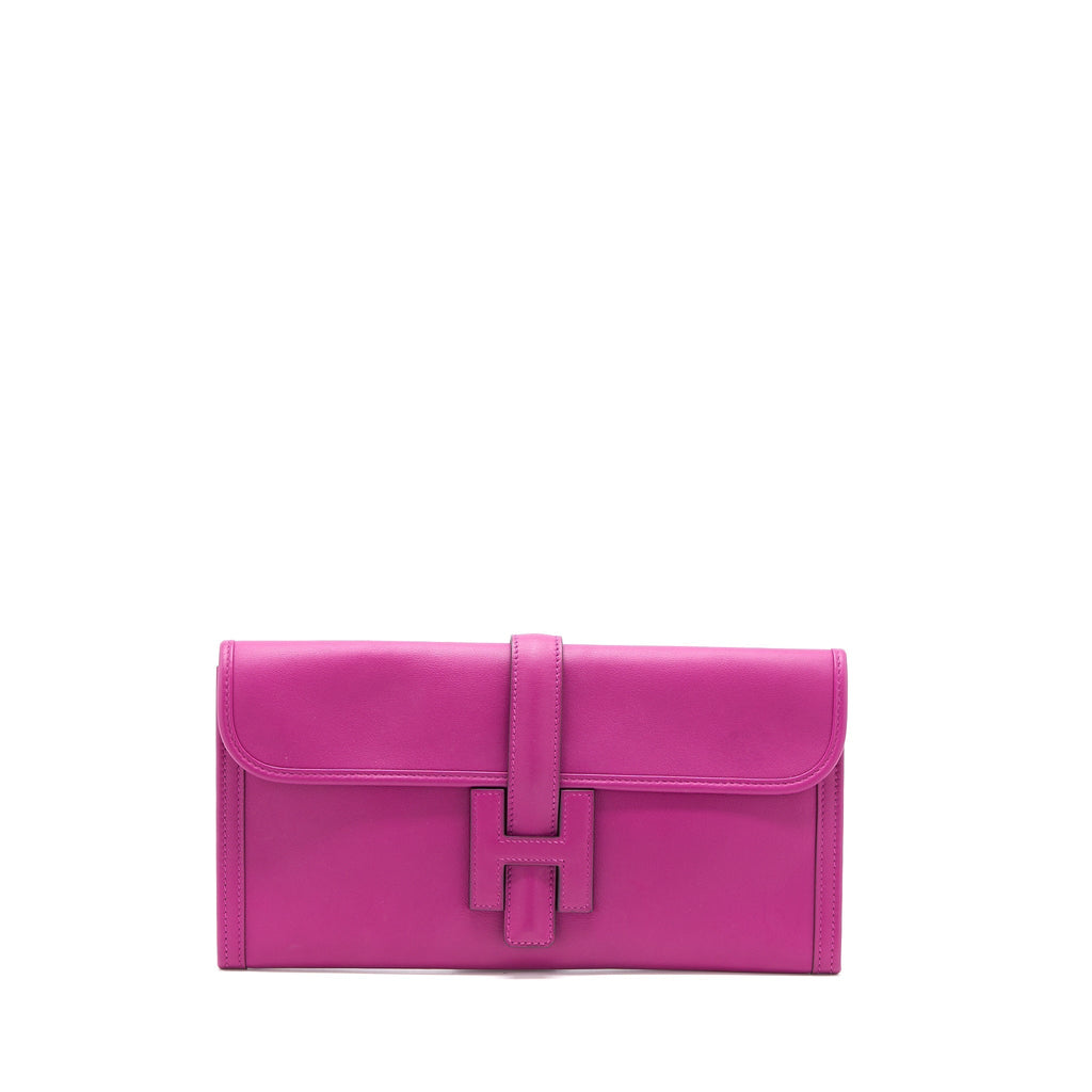 HERMES JIGE ELAN 29 CLUTCH SWIFT L3 ROSE PURPLE