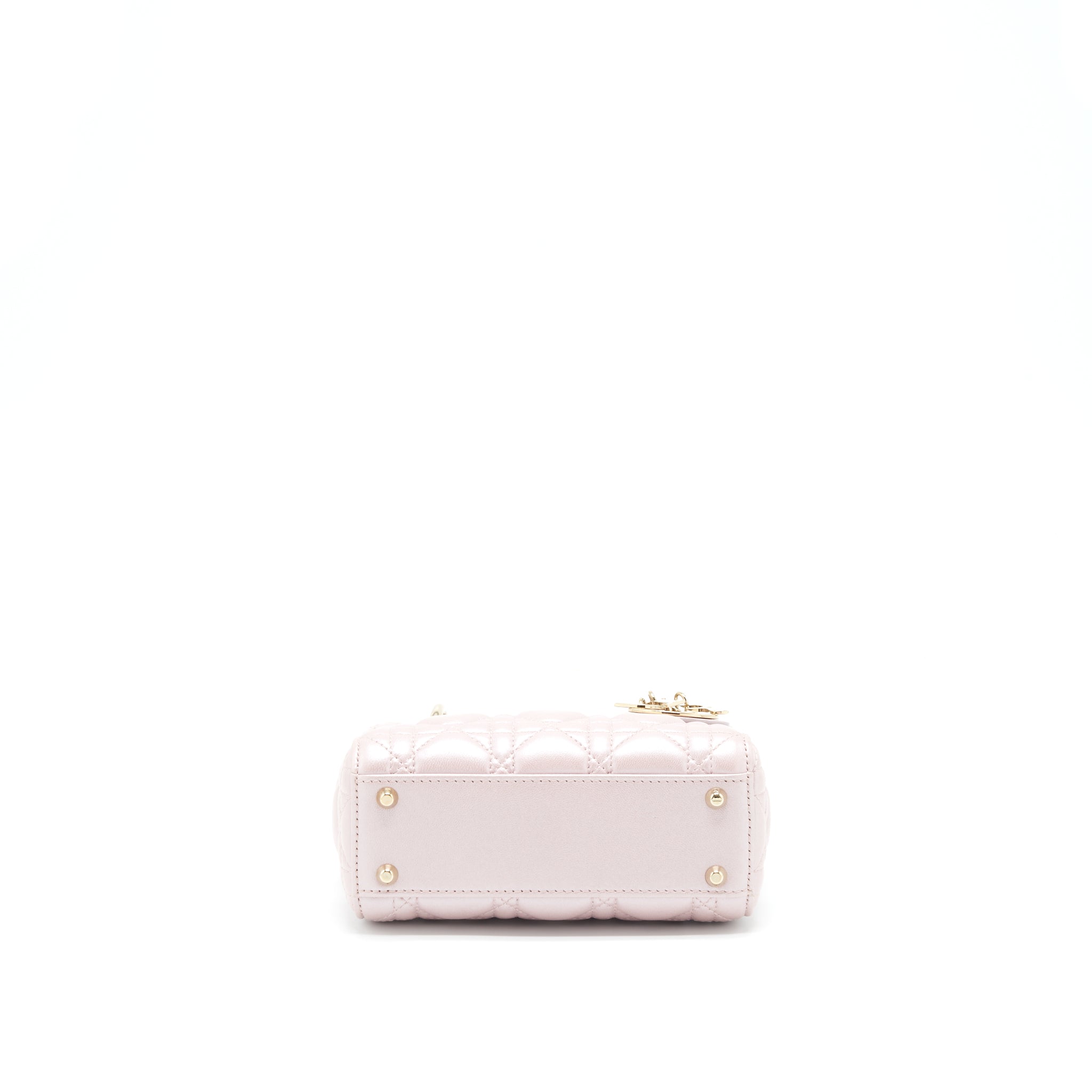 DIOR MINI LADY DIOR LAMBSKIN PINK GHW