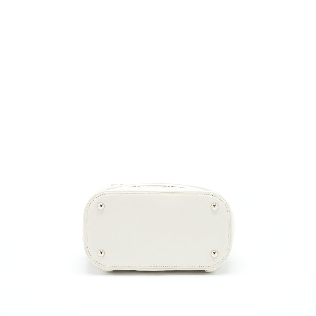 CHANEL PVC AQUARIUM BACKPACK AGED CALFSKIN WHITE SHW