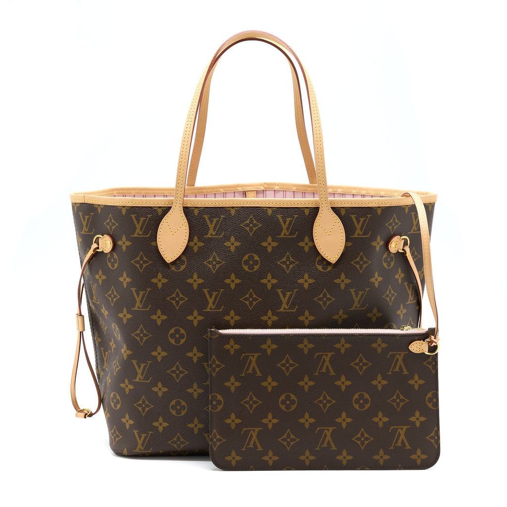 LOUIS VUITTON NEVERFULL MM SYDNEY LIMITED EDITION MONOGRAM CANVAS/PINK GHW