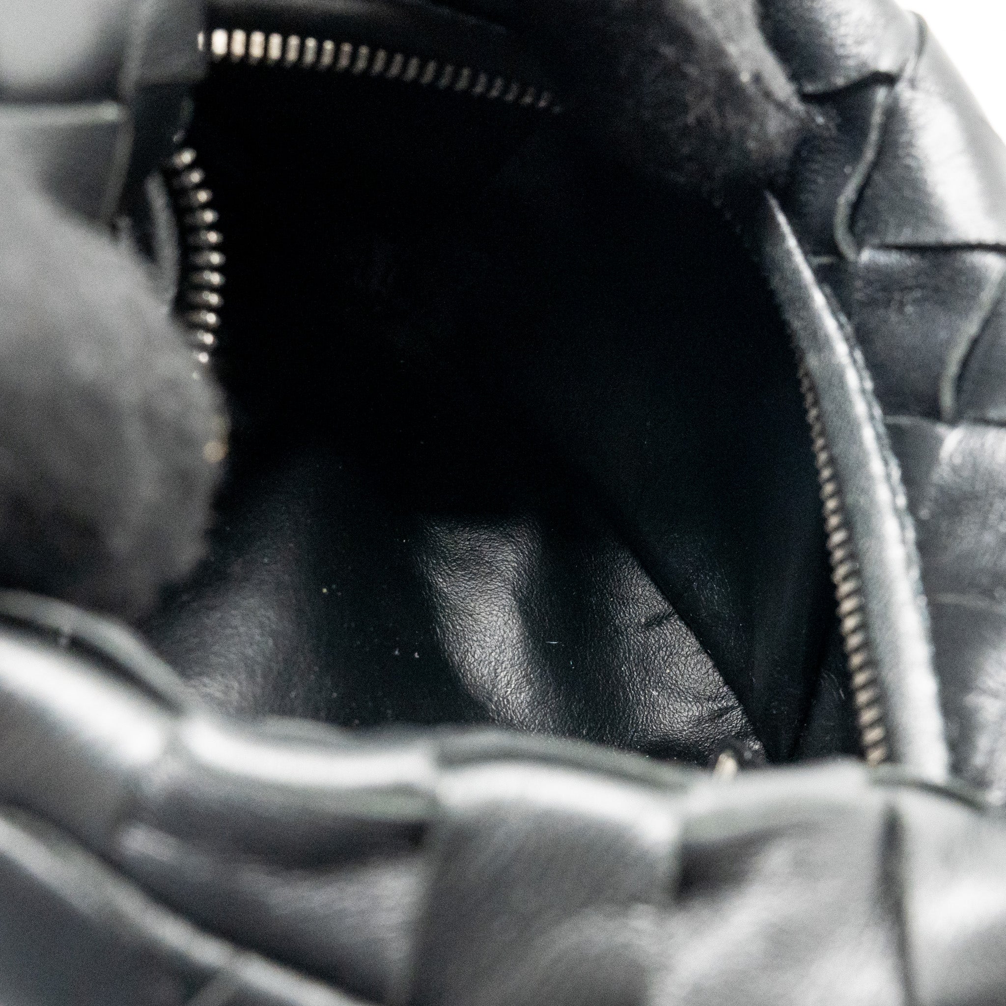 BOTTEGA VENETA CANDY JODIE BAG LAMBSKIN BLACK SHW