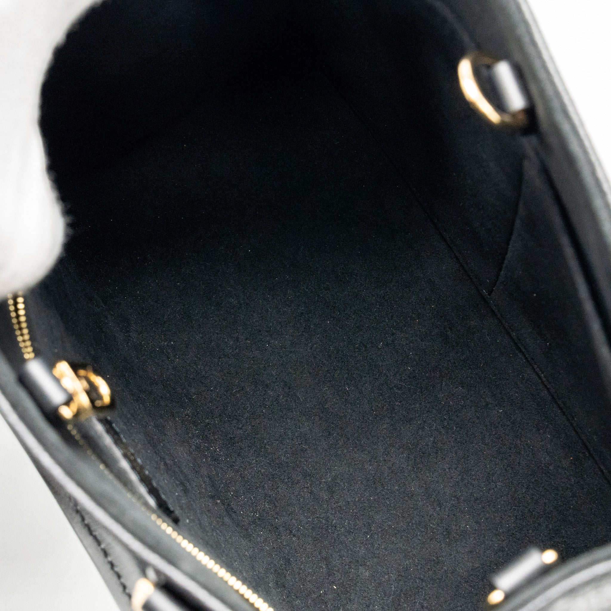 LOUIS VUITTON ONTHEGO PM MONOGRAM EMPREINTE LEATHER BLACK GHW