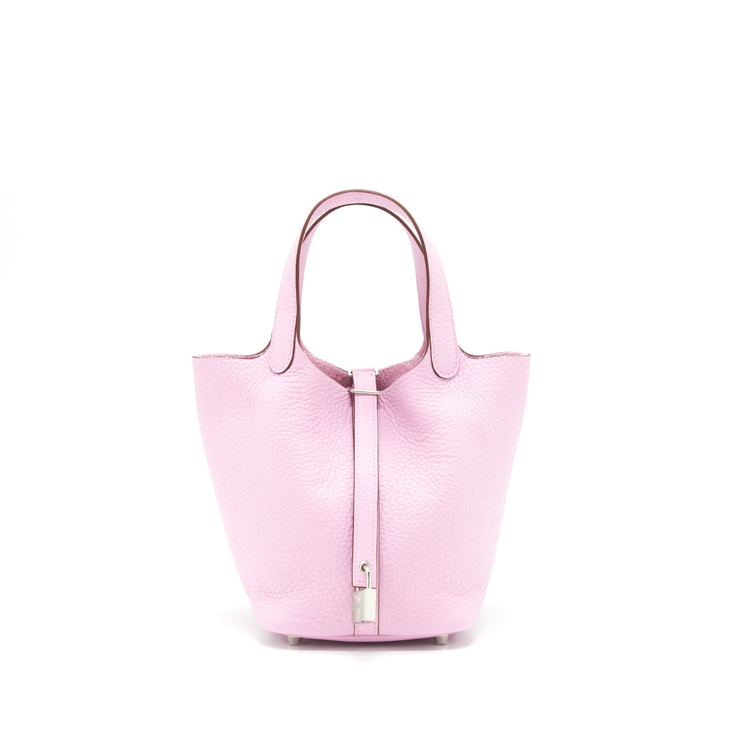 HERMES PICOTIN 18 LOCK BAG CLEMENCE X9 MAUVE SYLVESTRE SHW