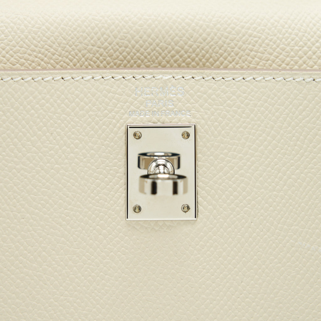 HERMES KELLY 25 SELLIER EPSOM CRAIE SHW