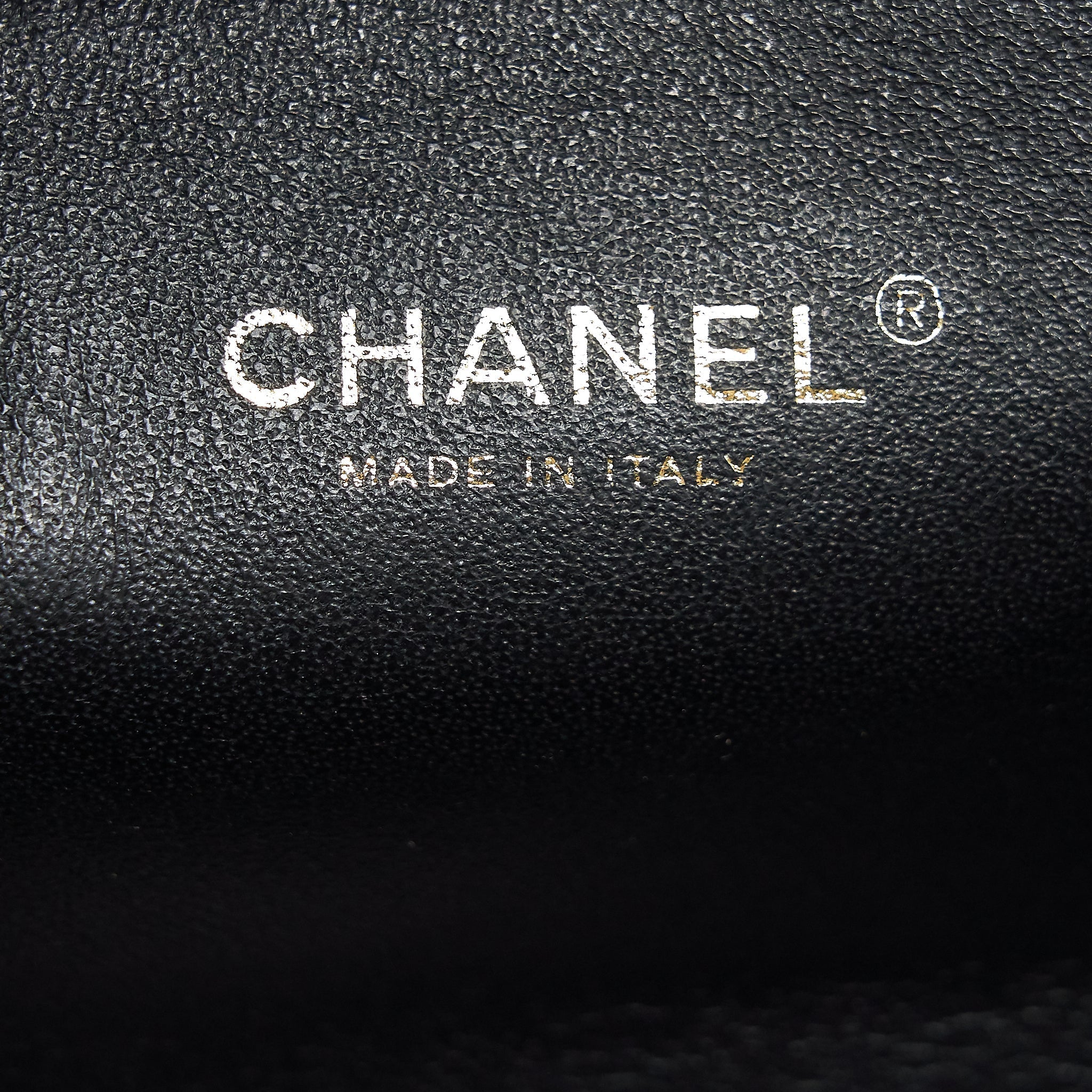 CHANEL MEDIUM CAVIAR FILIGREE FLAP BAG NAVY AND BLACK