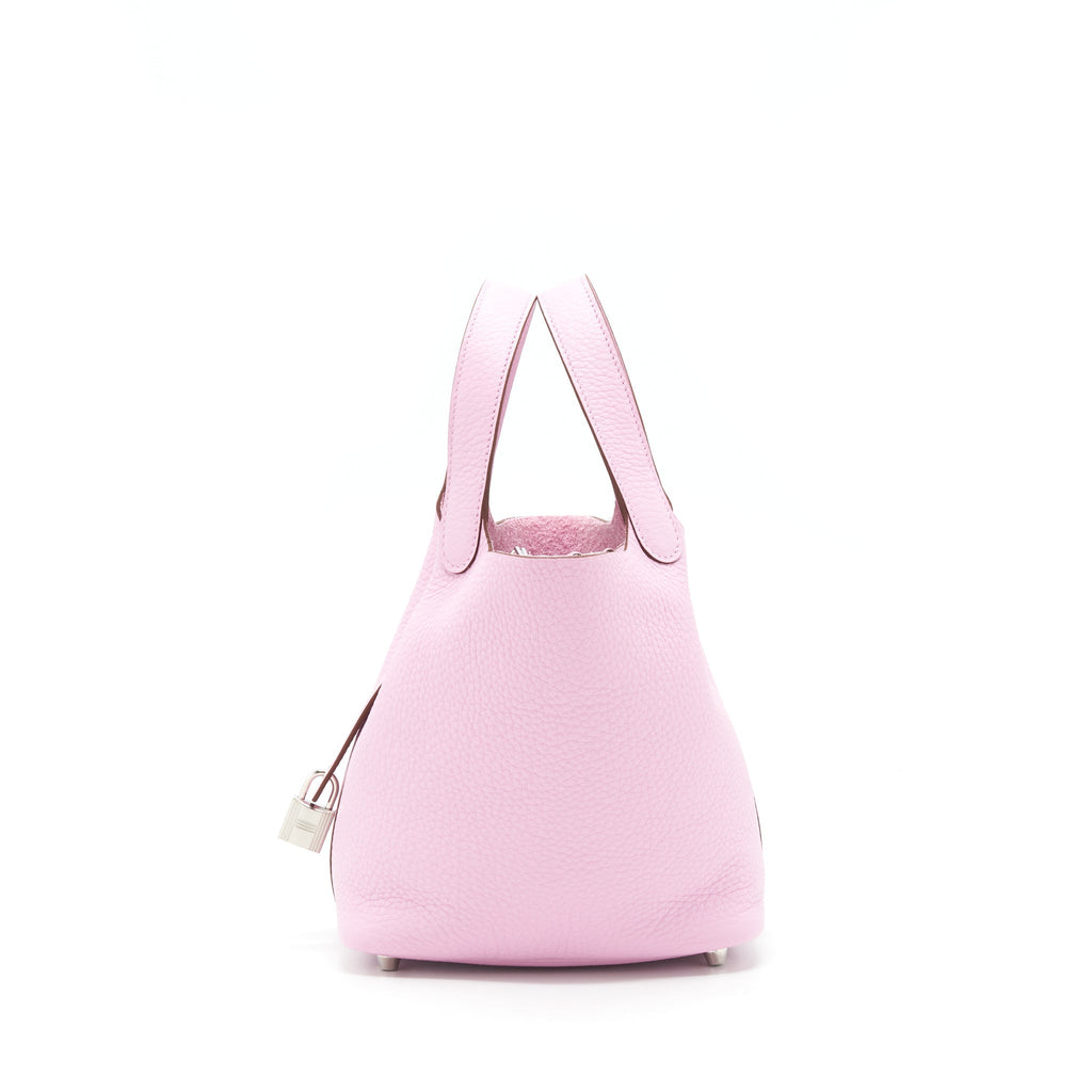 HERMES PICOTIN 18 LOCK BAG CLEMENCE X9 MAUVE SYLVESTRE SHW