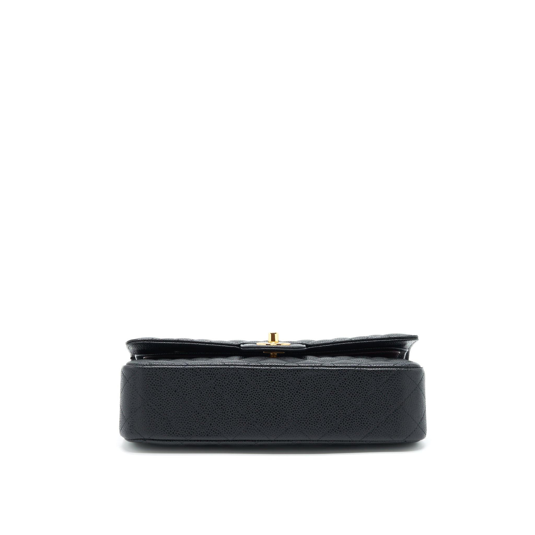 CHANEL MEDIUM CLASSIC FLAP BAG CAVIAR BLACK GHW