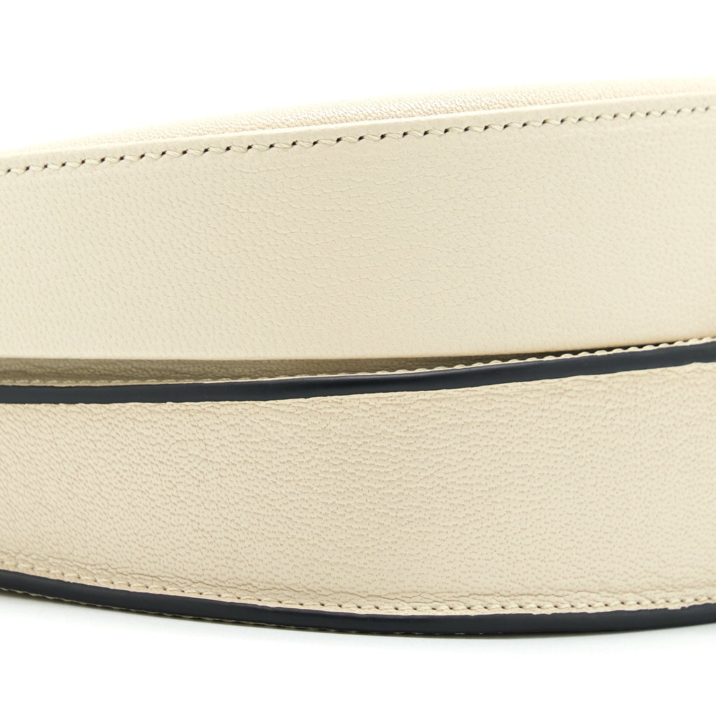 LOEWE HEEL DUO BAG GOATSKIN WHITE