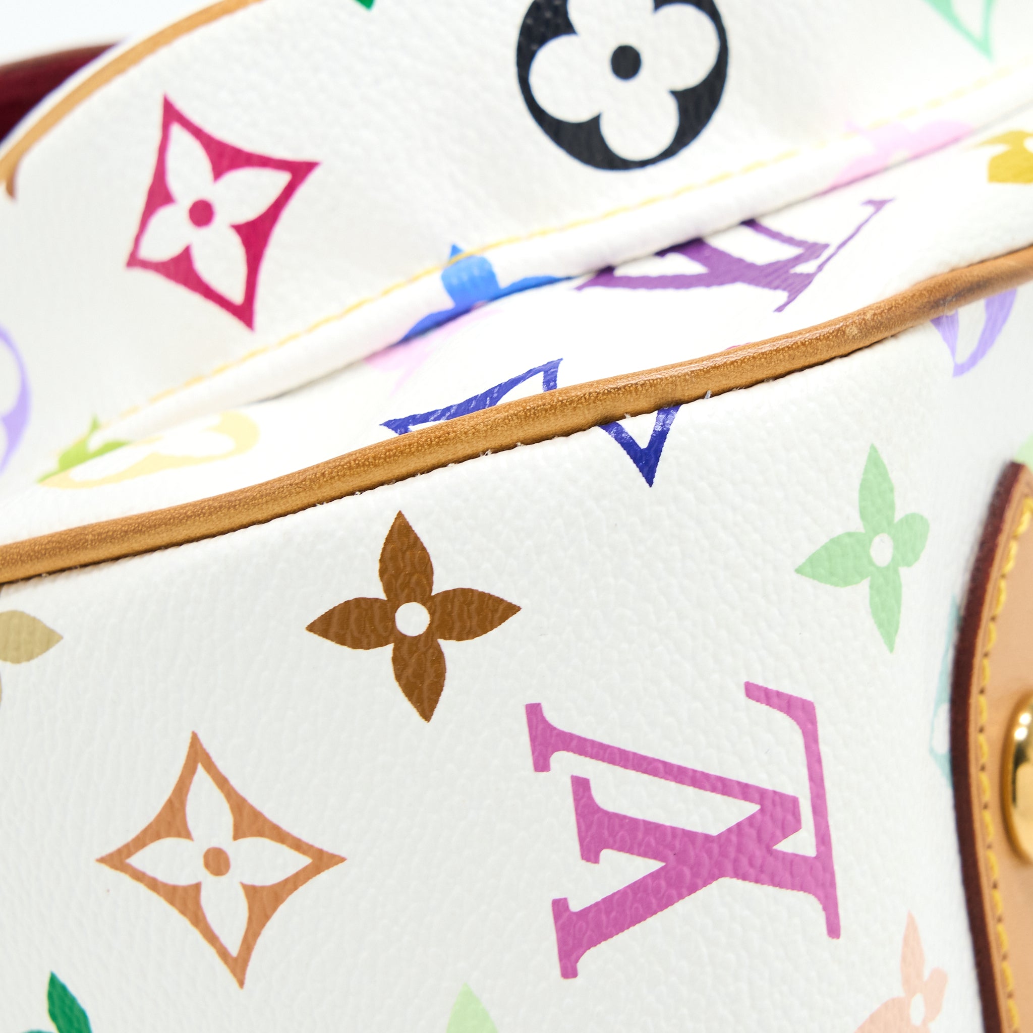LOUIS VUITTON RITA BAG WHITE MONOGRAM MULTICOLOUR CANVAS GHW
