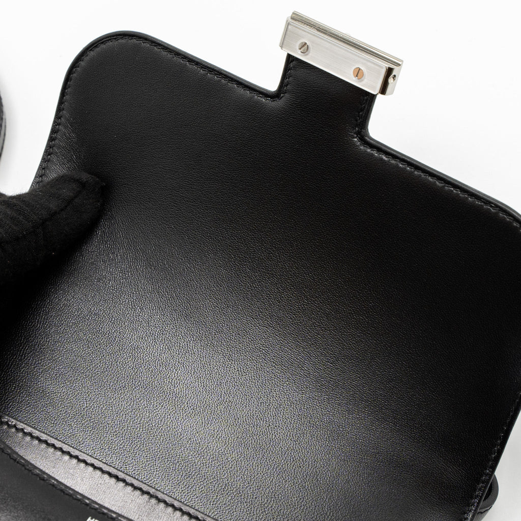 HERMES MINI CONSTANCE BOX BLACK SHW