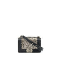 CHANEL SMALL BOY WITH CRYSTALS LAMBSKIN BLACK RUTHENIUM HARDWARE