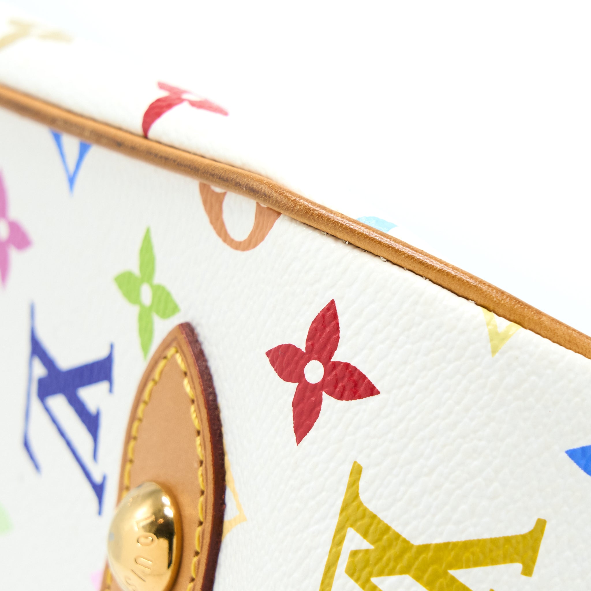 LOUIS VUITTON RITA BAG WHITE MONOGRAM MULTICOLOUR CANVAS GHW