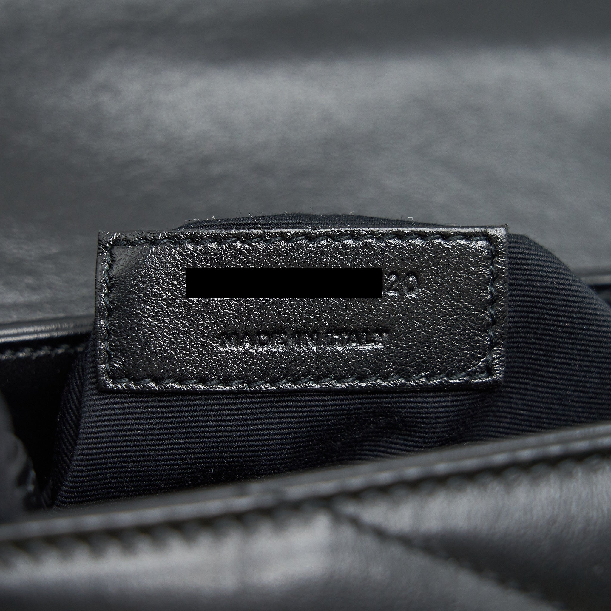 SAINT LAURENT TOY LOU LOU IN BLACK GHW