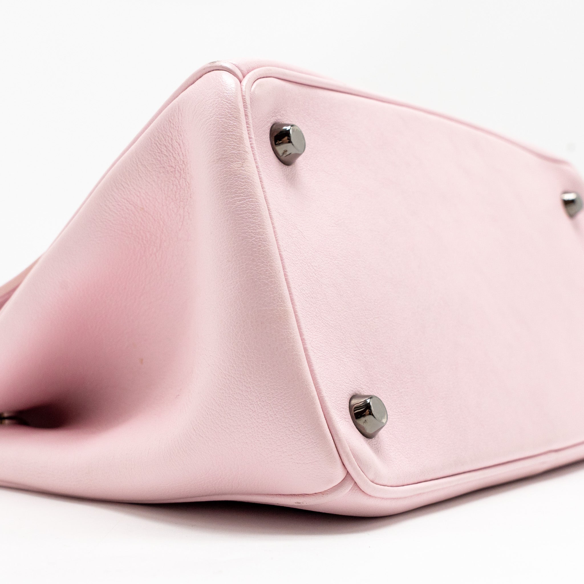 DIOR MEDIUM BE DIOR FLAP BAG CALFSKIN/METALLIC PATENT PINK SHW