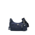 PRADA 2005 RE-EDITION NYLON SHOULDER BAG INDIGO BLUE SHW