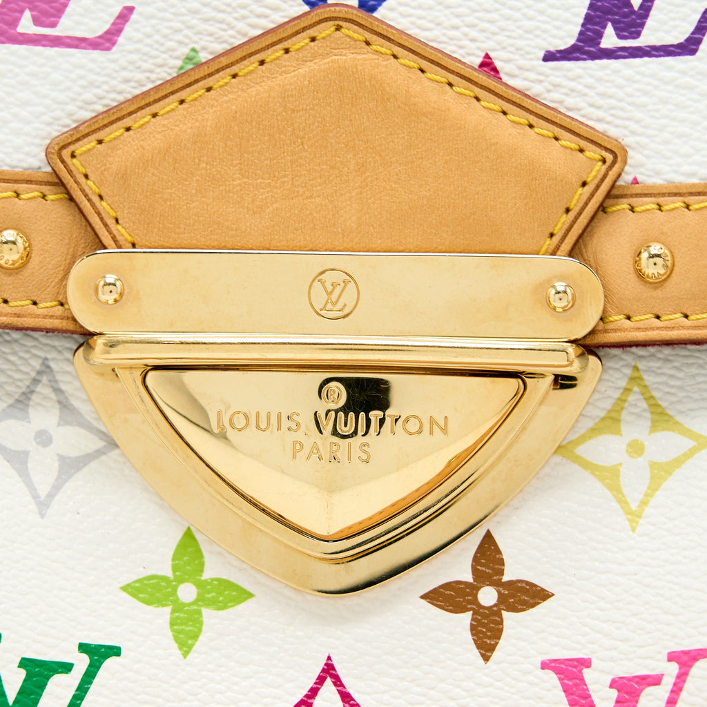LOUIS VUITTON RITA BAG WHITE MONOGRAM MULTICOLOUR CANVAS GHW