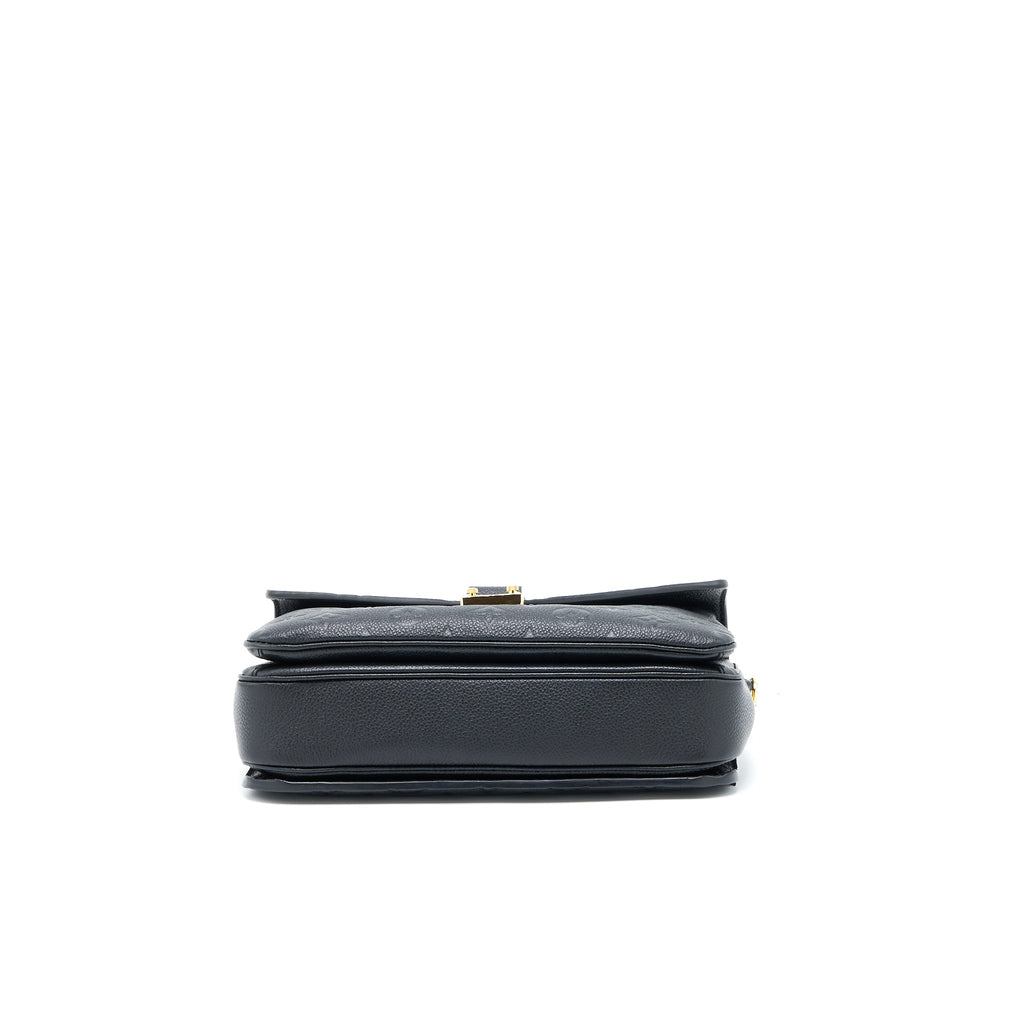 LOUIS VUITTON POCHETTE MÉTIS MONOGRAM EMPREINTE BLACK GHW