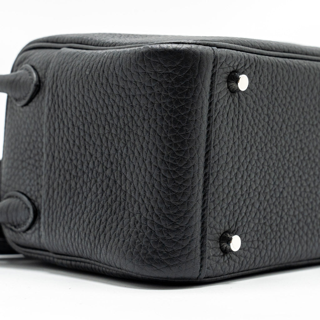 HERMES MINI LINDY CLEMENCE BLACK SHW