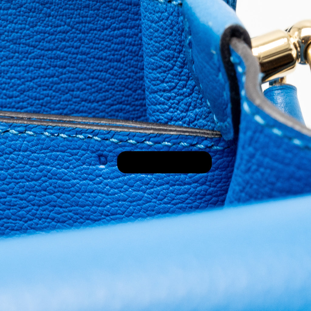 HERMES MINI ROULIS EVERCOLOR B3 BLEU ZANZIBAR GHW