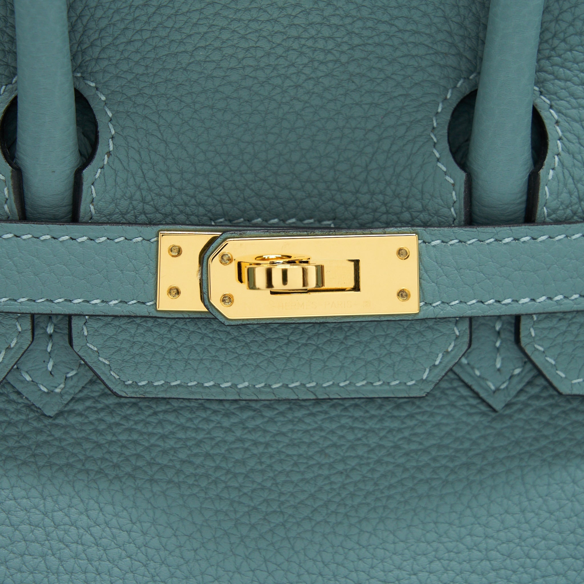 HERMES BIRKIN 25 TOGO 7G CIEL GHW