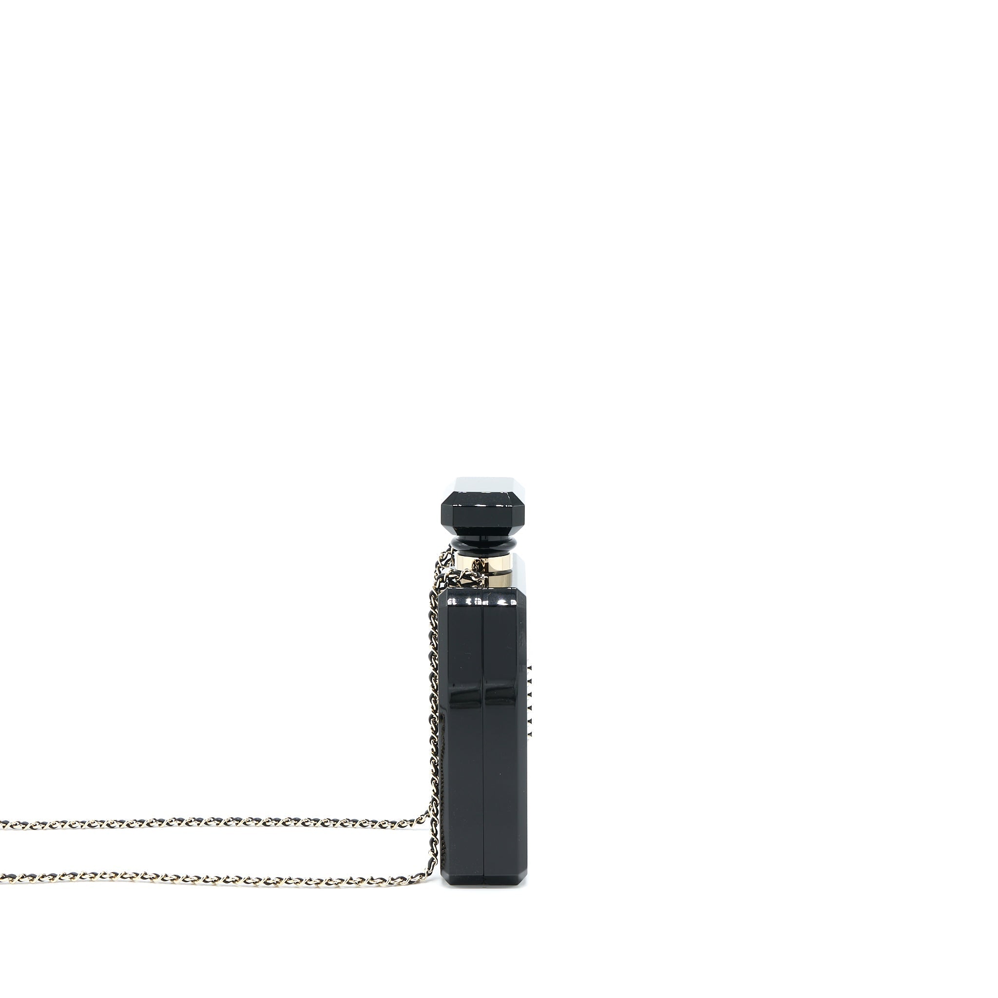CHANEL 17A PERFUME BOTTLE CLUTCH EVENING BAG LGHW