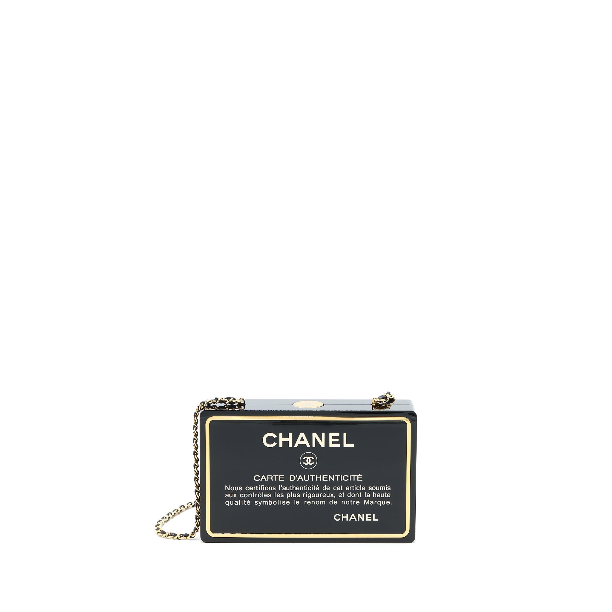 CHANEL 20K AUTHENTICITY CARD EVENING BAG GHW