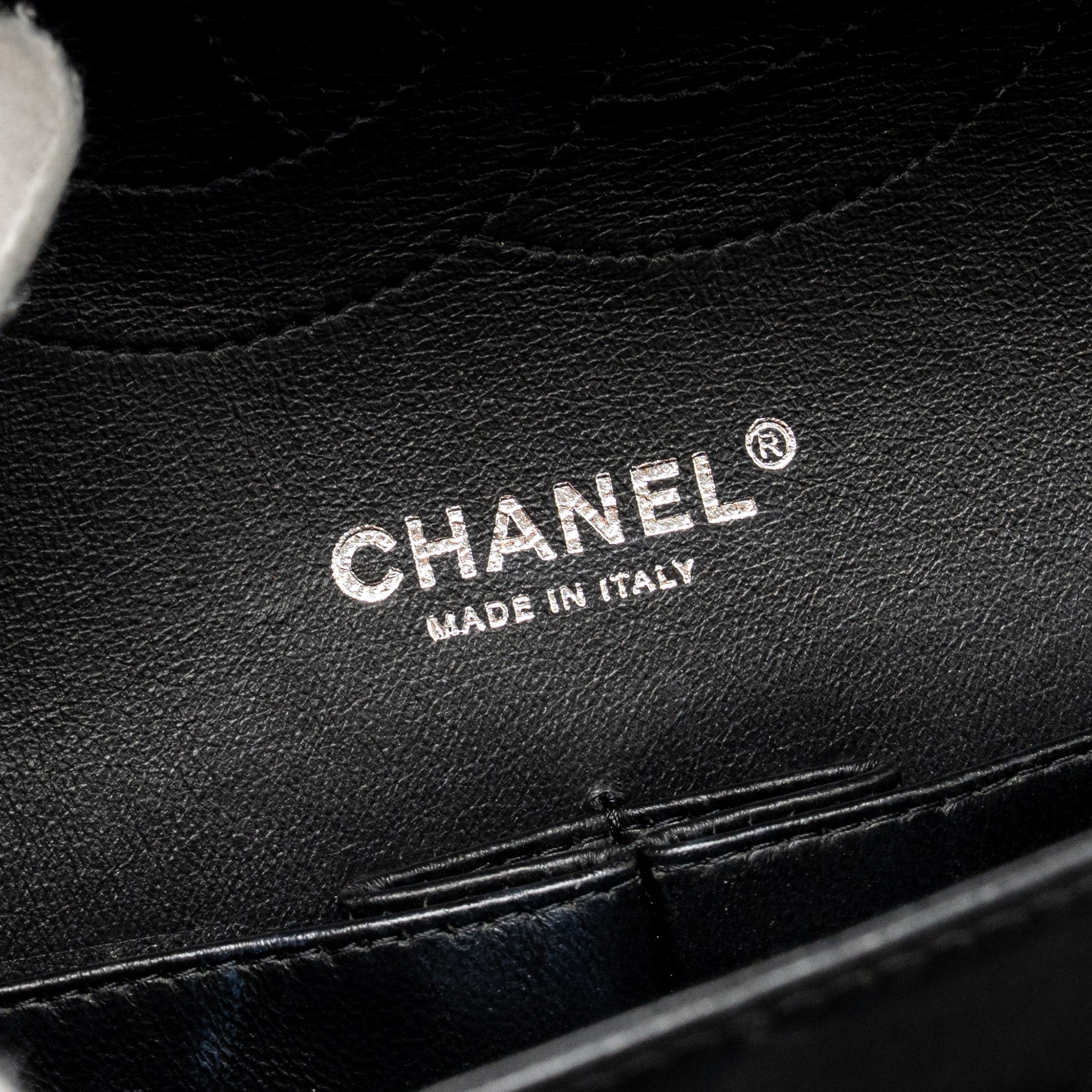 CHANEL JUMBO CLASSIC DOUBLE FLAP BAG LAMBSKIN SO BLACK