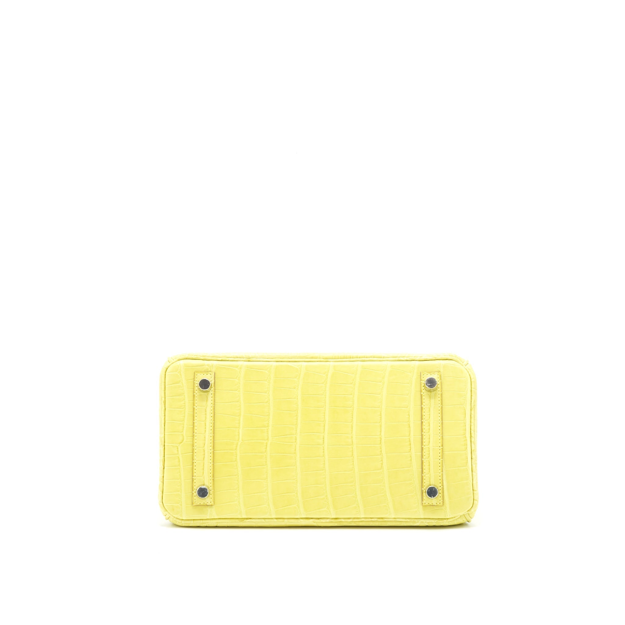 HERMES BIRKIN 25 ALLIGATOR LIME SHW