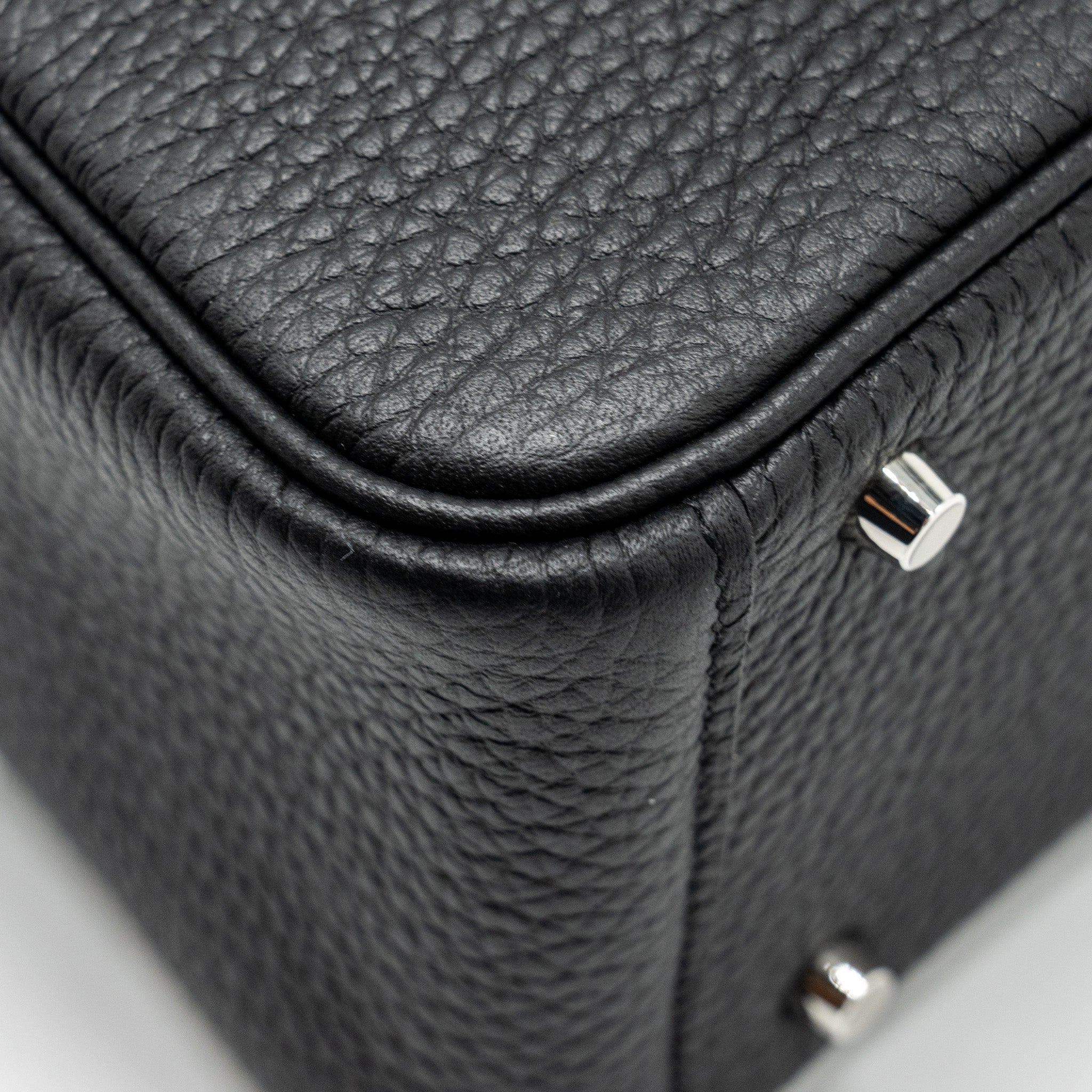 HERMES MINI LINDY CLEMENCE BLACK SHW