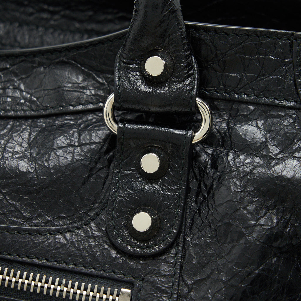 BALENCIAGA CITY BAG BLACK SHW