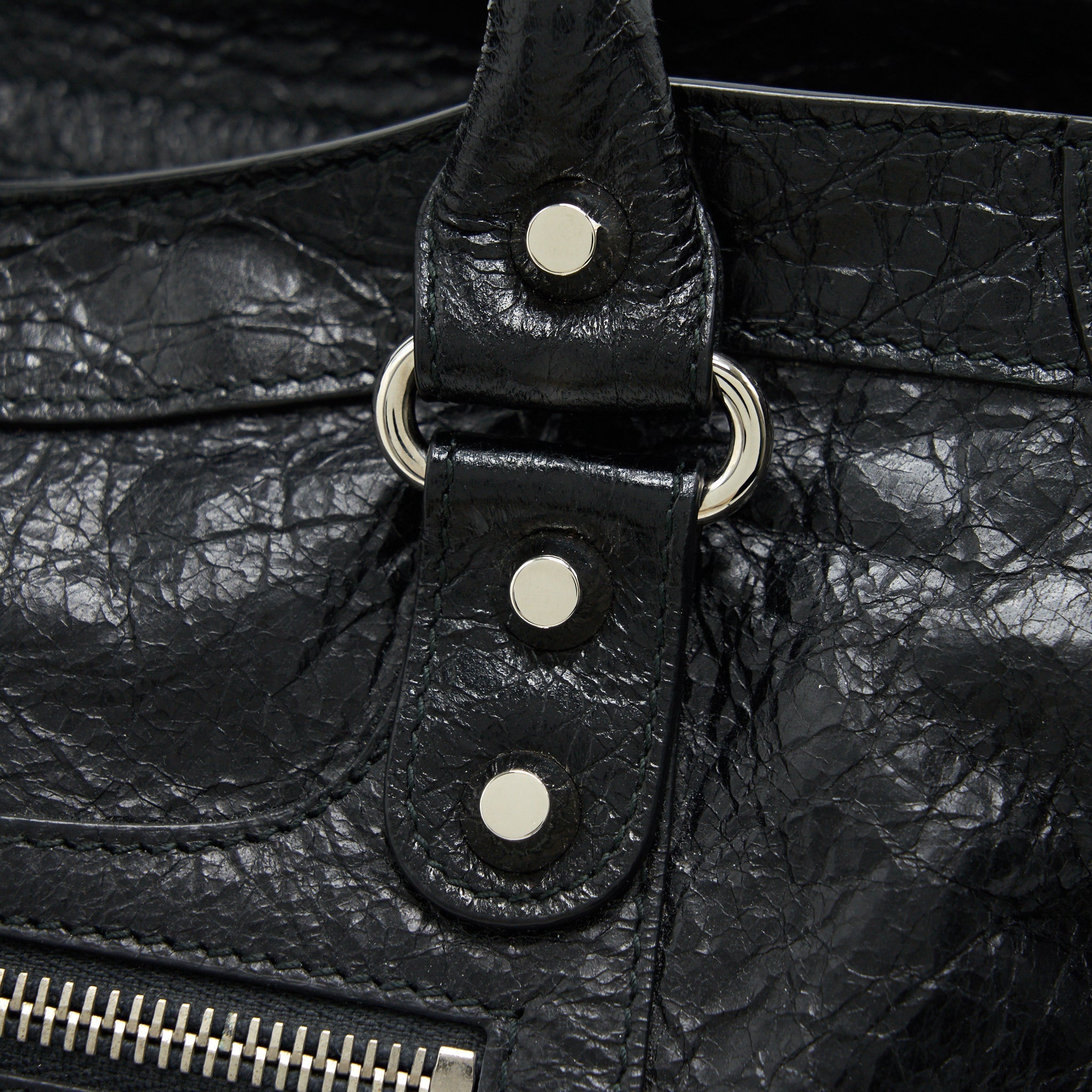 BALENCIAGA CITY BAG BLACK SHW