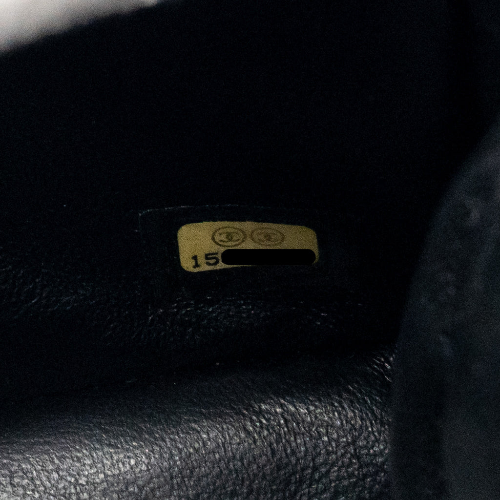 CHANEL JUMBO CLASSIC DOUBLE FLAP BAG LAMBSKIN SO BLACK