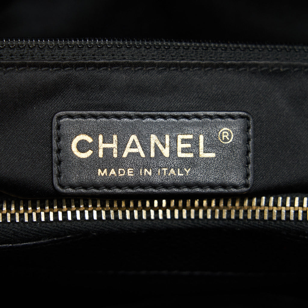 CHANEL GRAND SHOPPING BAG BLACK GHW