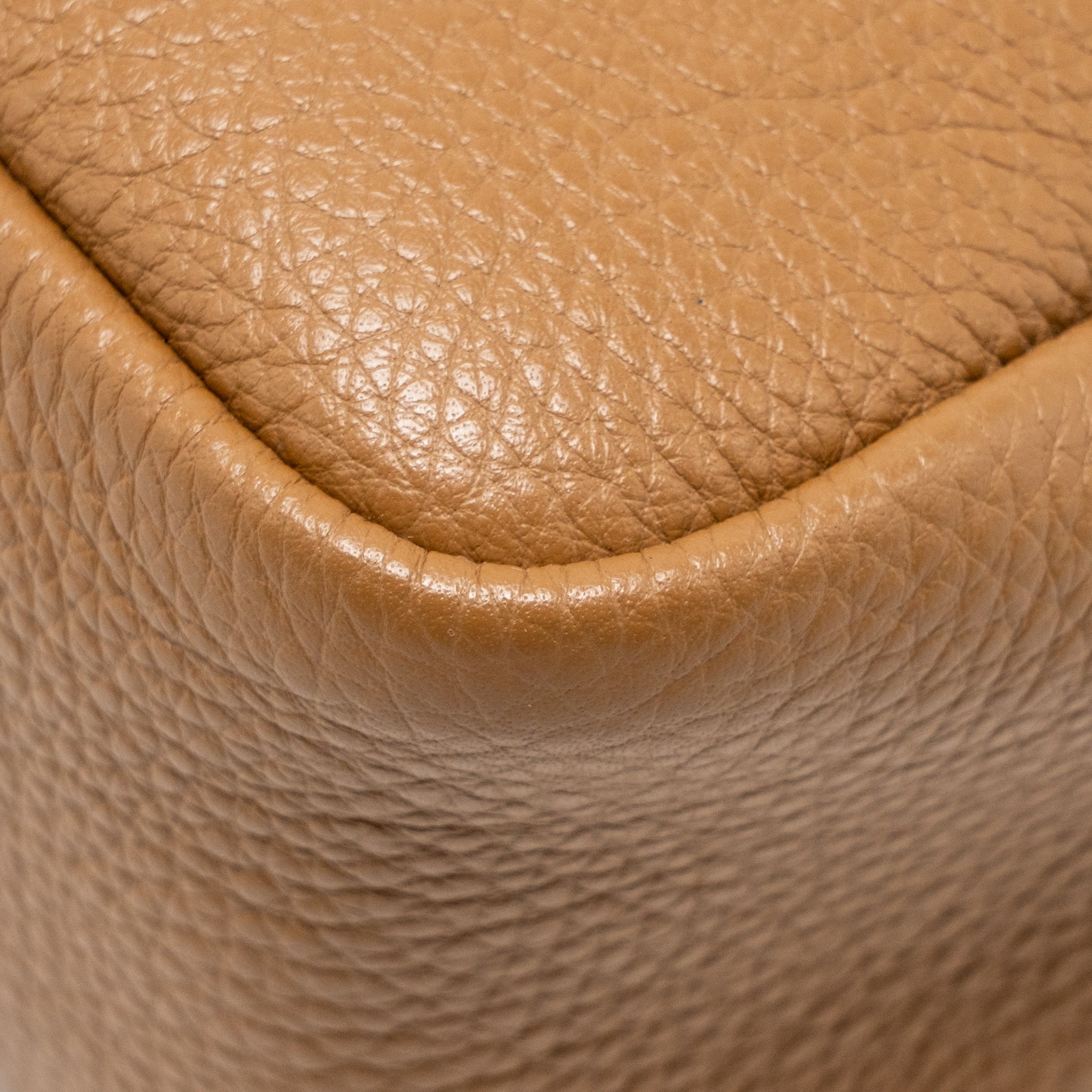 PRADA MINI LEATHER HANDBAG CALFSKIN CARAMEL SHW