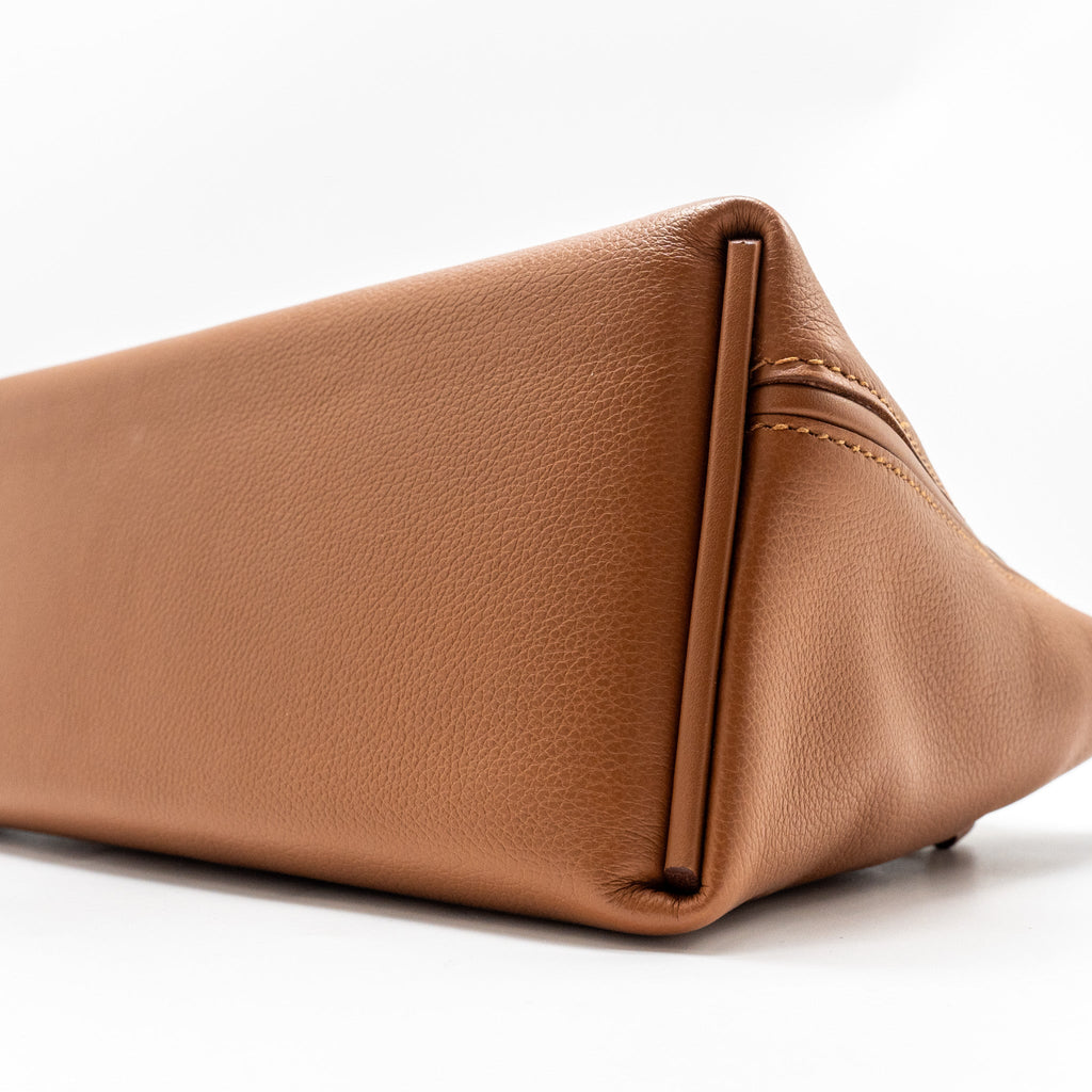 HERMES MINI 24/24 2424-21 BAG EVERCOLOR GOLD GHW