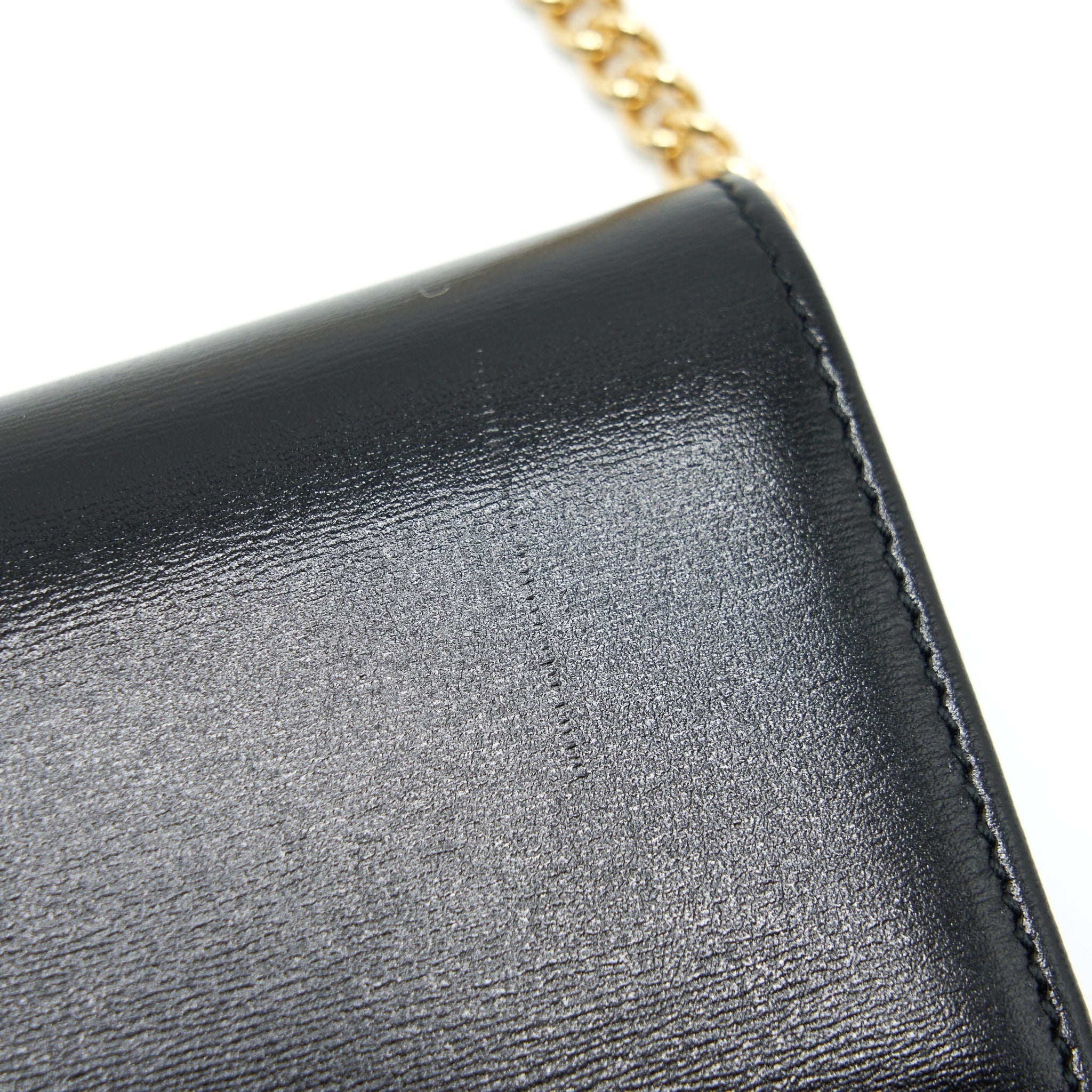 GUCCI JACKIE 1961 CHAIN WALLET BLACK GHW