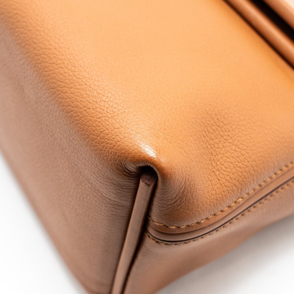 HERMES MINI 24/24 2424-21 BAG EVERCOLOR GOLD GHW