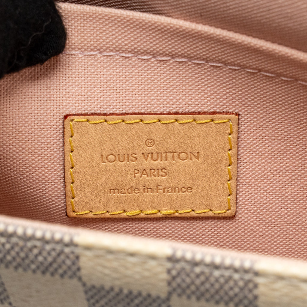 LOUIS VUITTON CROISETTE DAMIER AZUR CANVAS GHW