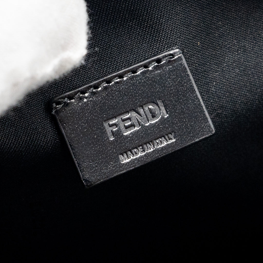 FENDI FF CAMOUFLAGE CLUTCH NYLON/LEATHER MULTICOLOUR SHW
