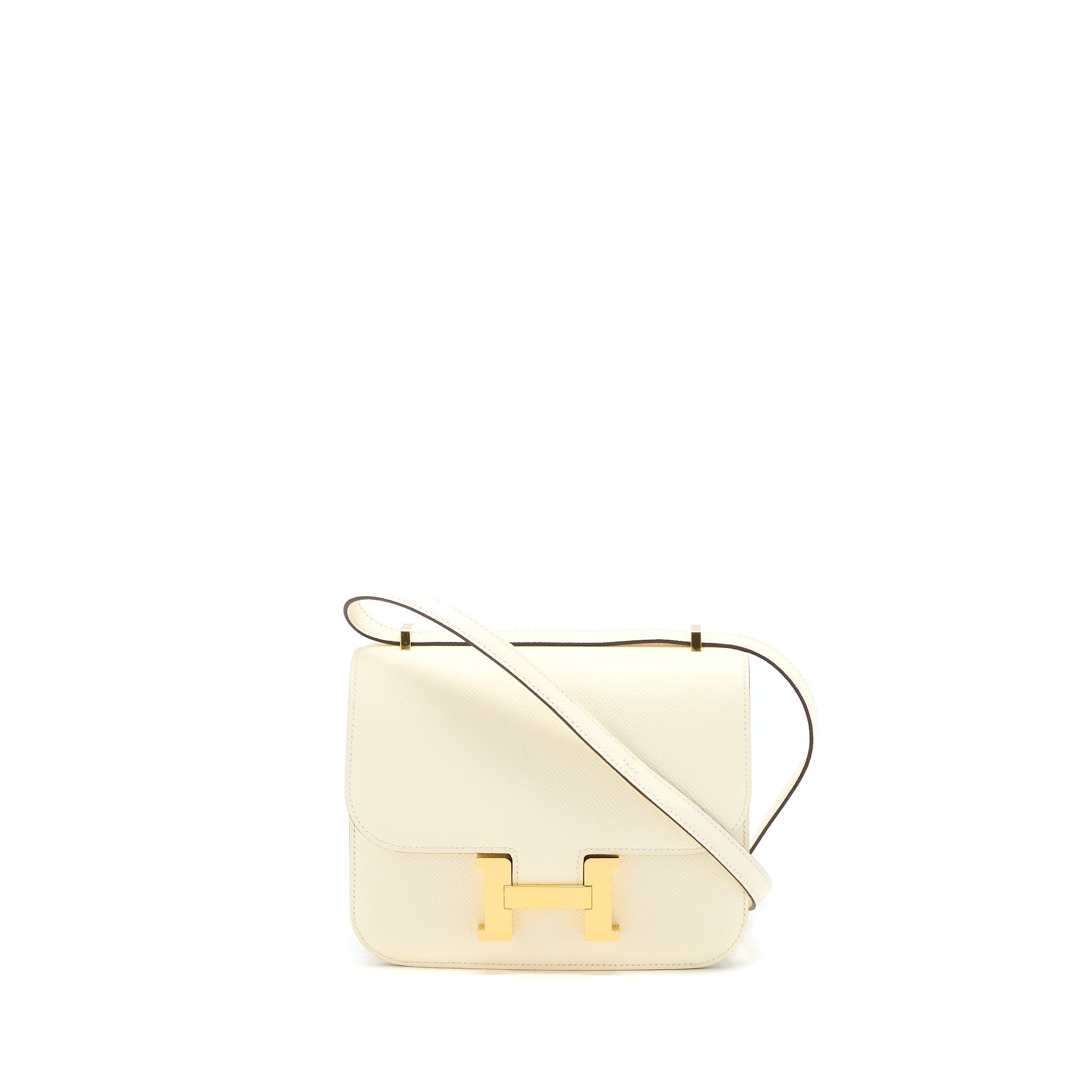 HERMES MINI CONSTANCE EPSOM NATA GHW