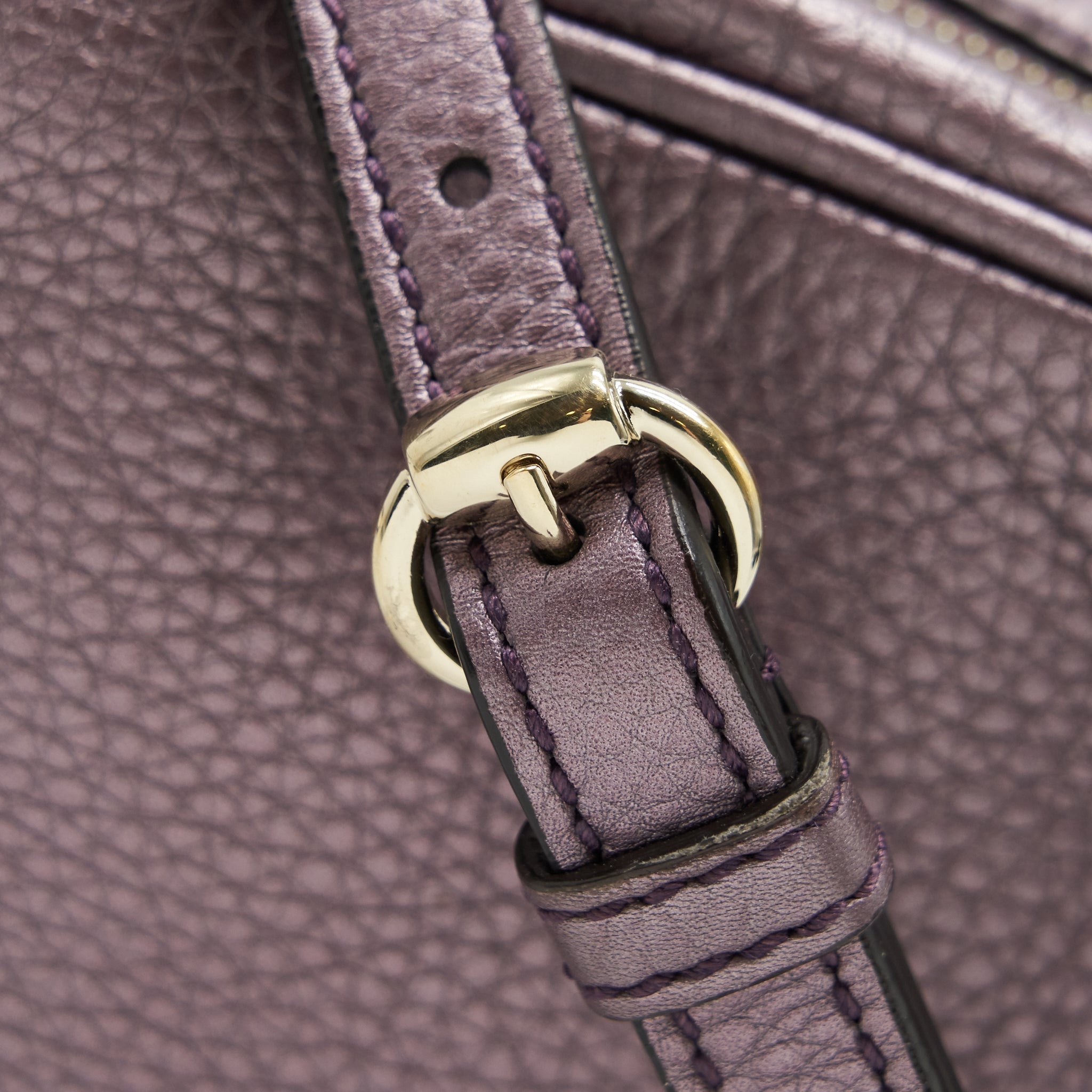 GUCCI DISCO CAMERA BAG SILVER PURPLE