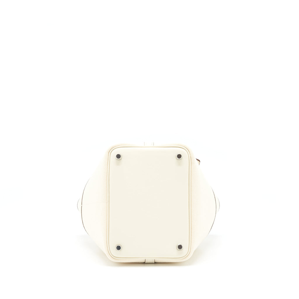 HERMES PICOTIN CARGO 18 LOCK BAG CANVAS/SWIFT ECRU/NATA SHW