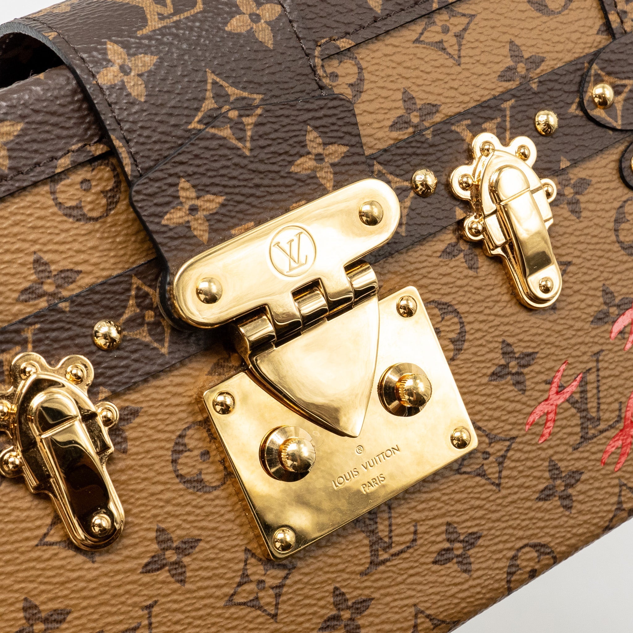 LOUIS VUITTON PETIT MALLE MONOGRAM REVERSE CANVAS GHW