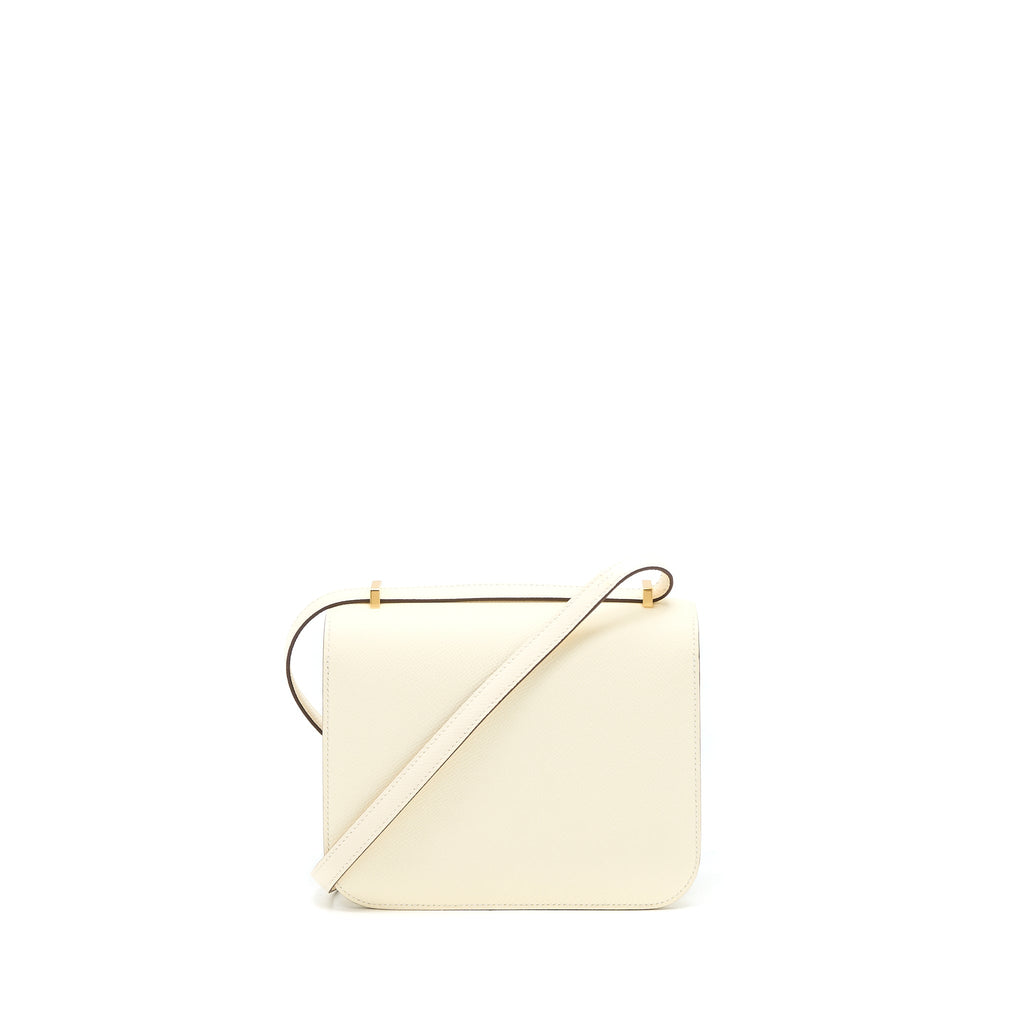 HERMES MINI CONSTANCE EPSOM NATA GHW