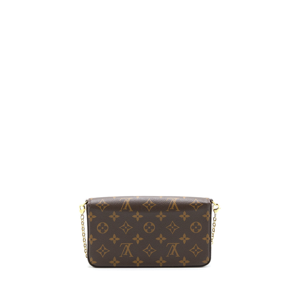 LOUIS VUITTON FELICIE POCHETTE MONOGRAM CANVAS GHW