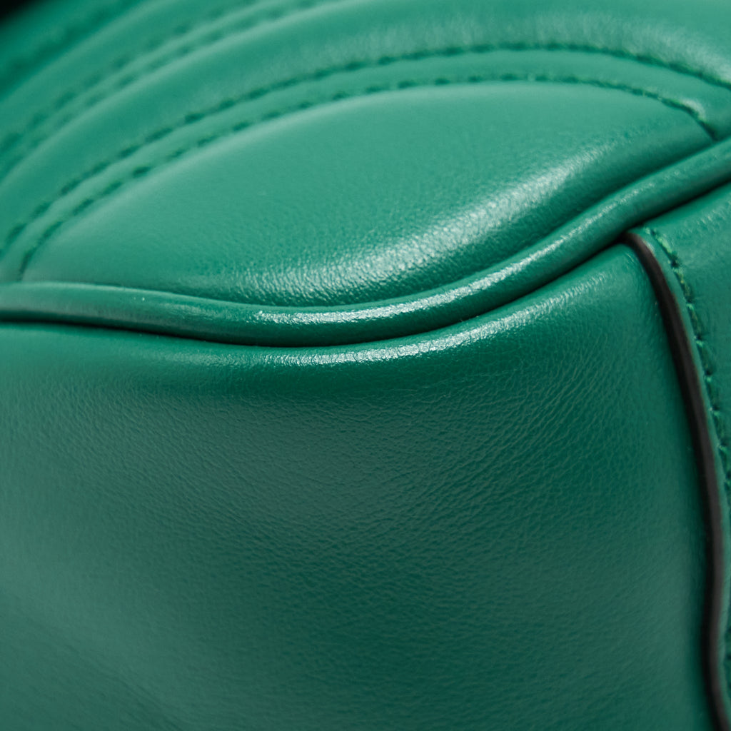 GUCCI SMALL MARMONT BAG GREEN GHW