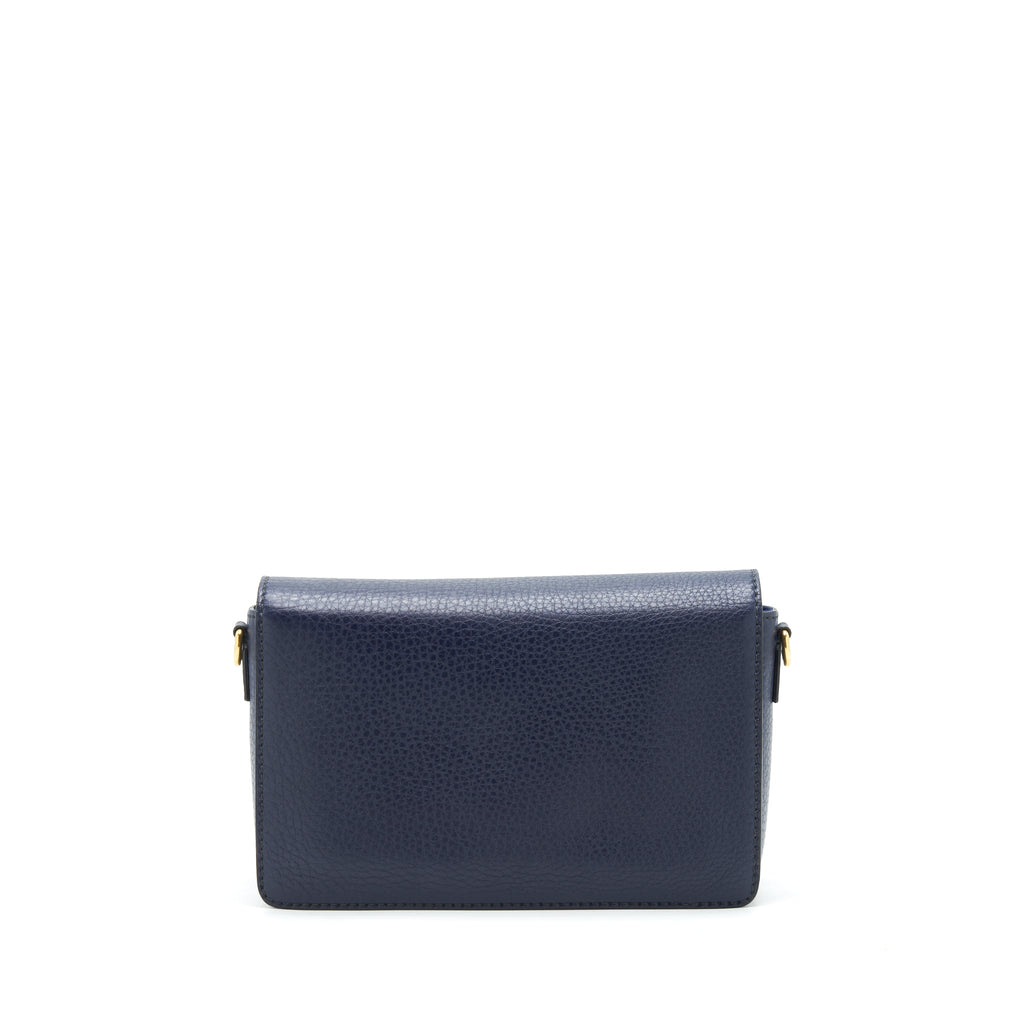 DIOR J'ADIOR MEDIUM FLAP BAG CALFSKIN NAVY GHW
